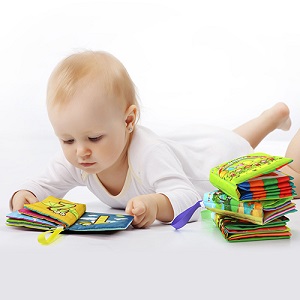 baby and books