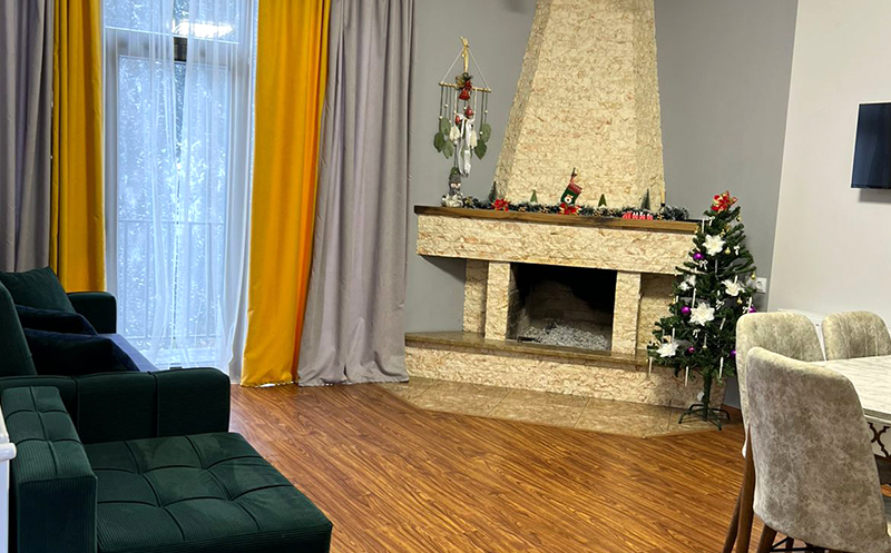 კოტეჯი ბორჯომში 2+2 ან 4+2 სტუმარზე