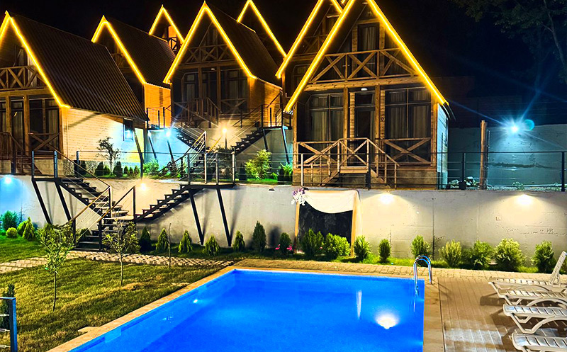 2 ღამე! კოტეჯები 2 სტუმარზე