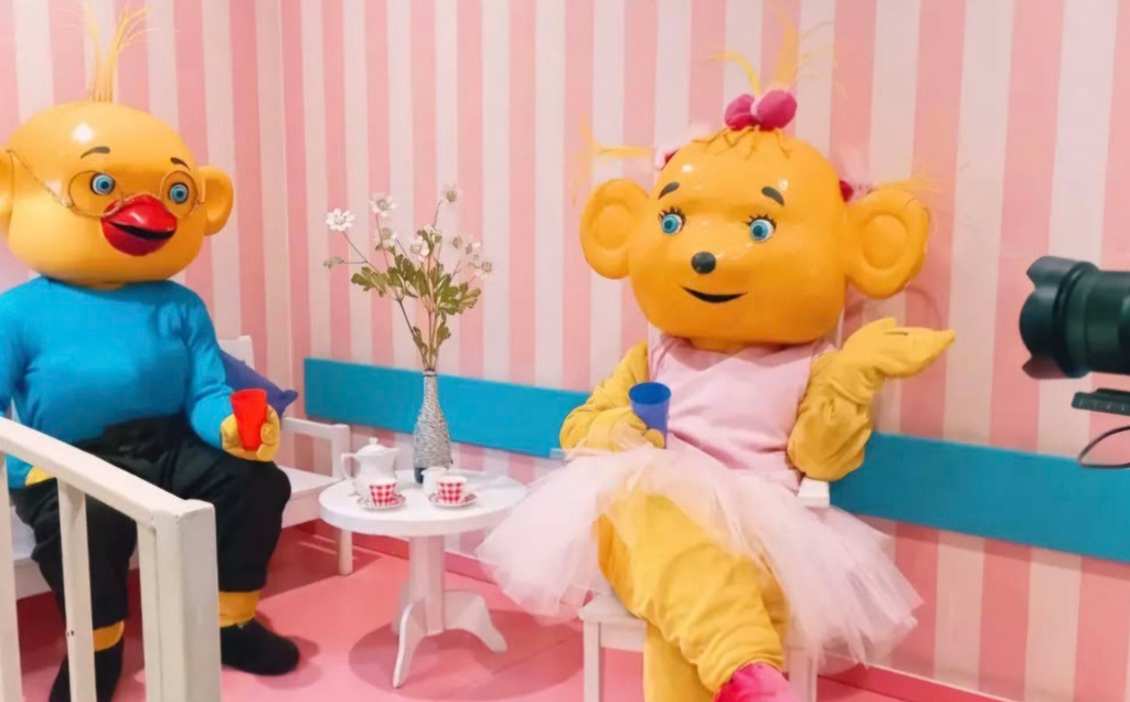 ჟირაფი ჟოზეს ლიცენზირებული დაბადების დღის პროგრამა 10+1, 15 +1 ან 20 +1 ბავშვზე