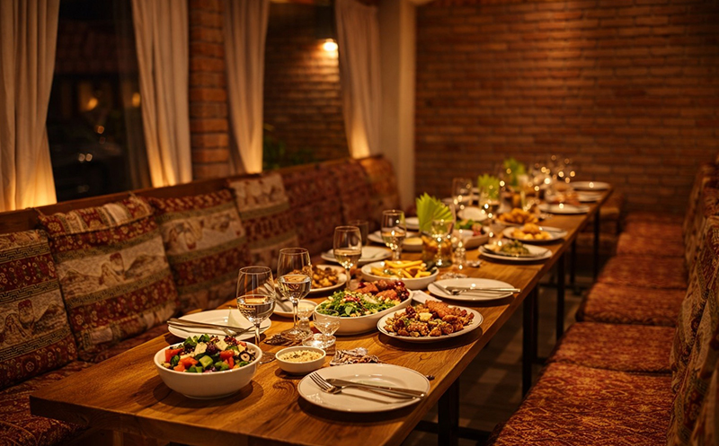 კერძები და არაყი 5-6 სტუმარზე