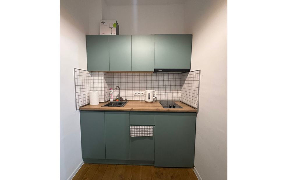 ბაზალეთში აპარტამენტი, 2+2 სტუმარზე ღია აუზით