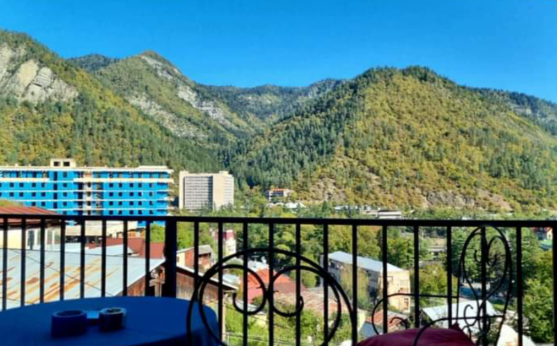 ბორჯომში, აპარტამენტი 2, 3 ან 3+1 სტუმარზე აივნით