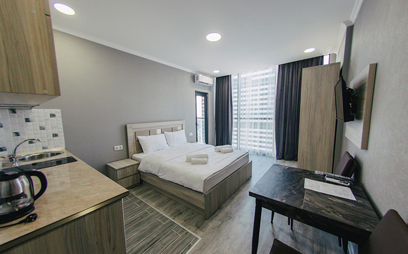 ბათუმში, აპარტამენტები 2 ან 3 სტუმარზე