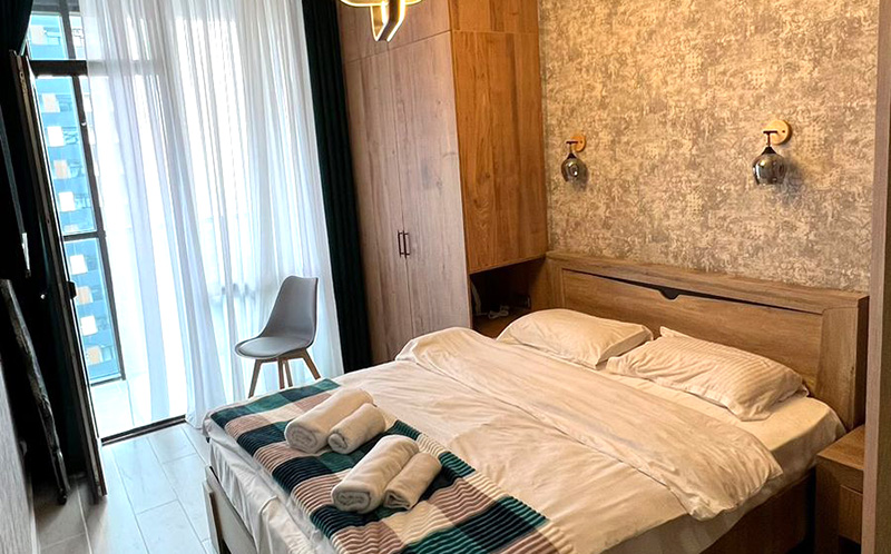 ბათუმში, აპარტამენტები 2 ან 3 სტუმარზე