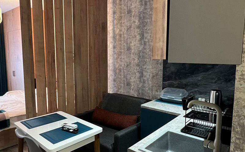 ბათუმში, აპარტამენტები 2 ან 3 სტუმარზე