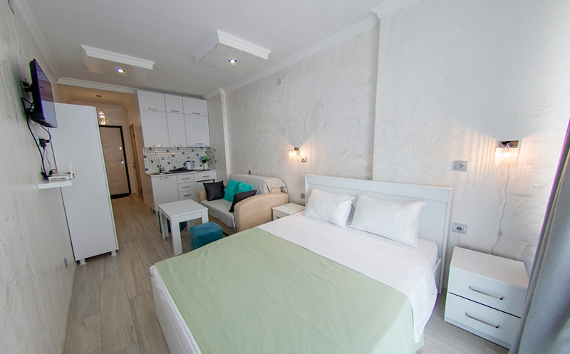 ბათუმში, აპარტამენტები 2 ან 3 სტუმარზე