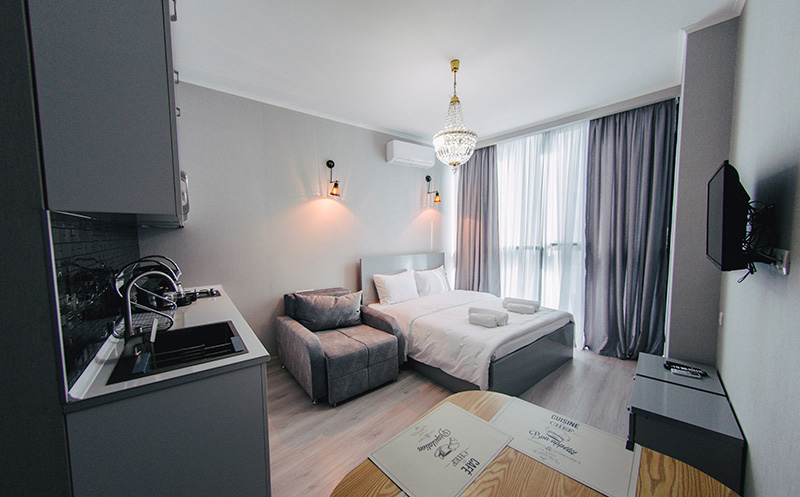 ბათუმში, აპარტამენტები 2 ან 3 სტუმარზე