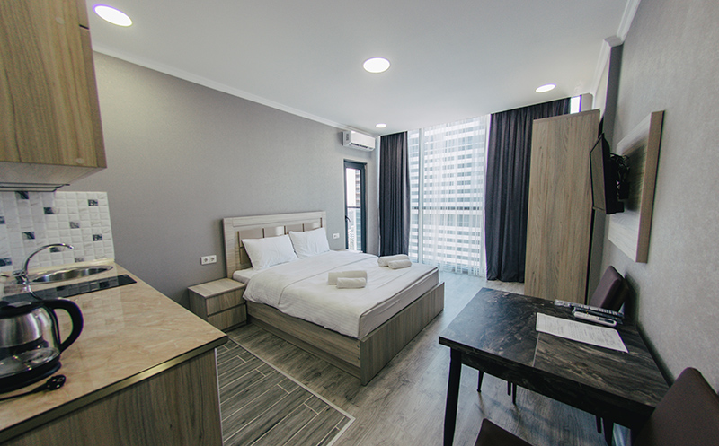 ბათუმში, აპარტამენტები 2 ან 3 სტუმარზე