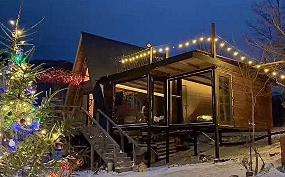 ცხვარიჭამიაში კოტეჯი ბალუ 4 ან 6 სტუმარზე