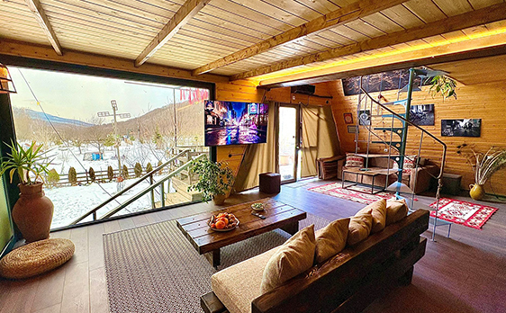 ცხვარიჭამიაში კოტეჯი ბალუ 4 ან 6 სტუმარზე