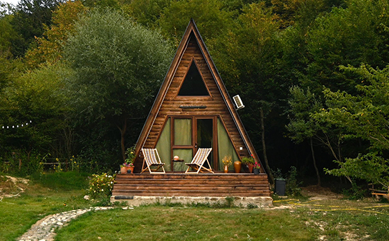 ცხვარიჭამიაში კოტეჯი მანდო 2 ან 4 სტუმარზე