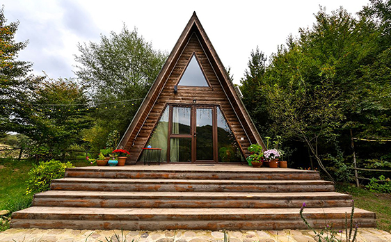 ცხვარიჭამიაში კოტეჯი მანდო 2 ან 4 სტუმარზე