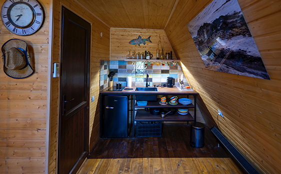 ცხვარიჭამიაში კოტეჯი მანდო 2 ან 4 სტუმარზე