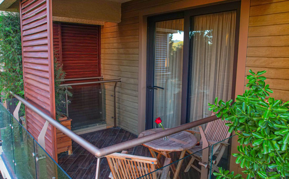 სტუდიოს ტიპის აპარტამენტი 2+2 სტუმარზე