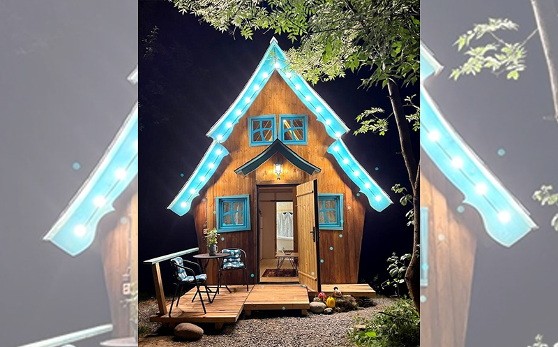 მაისში, კოტეჯი 2 სტუმარზე ჯაკუზით