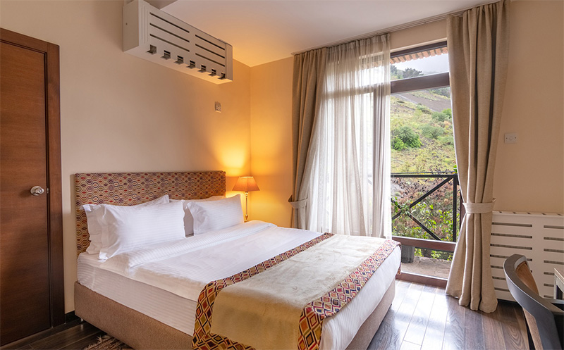 თბილისში, ნომერი 2 და 3 სტუმარზე საუზმით