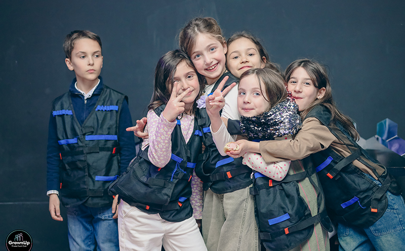 10, 15, 20, 25 მოზარდზე NERF Strike Mission წვეულება