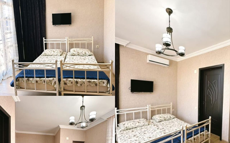 ქობულეთში, ნომერები 2 და 3 სტუმარზე საუზმით