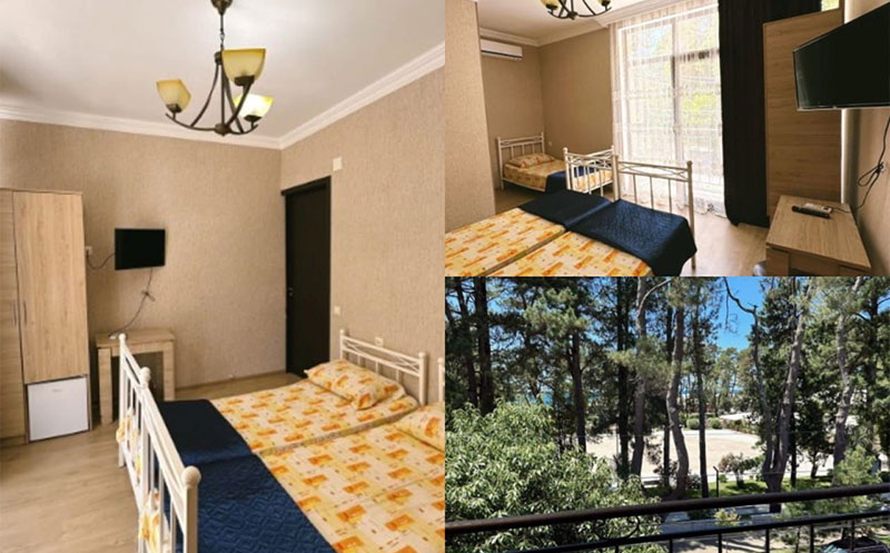 ქობულეთში, ნომერები 2 და 3 სტუმარზე საუზმით