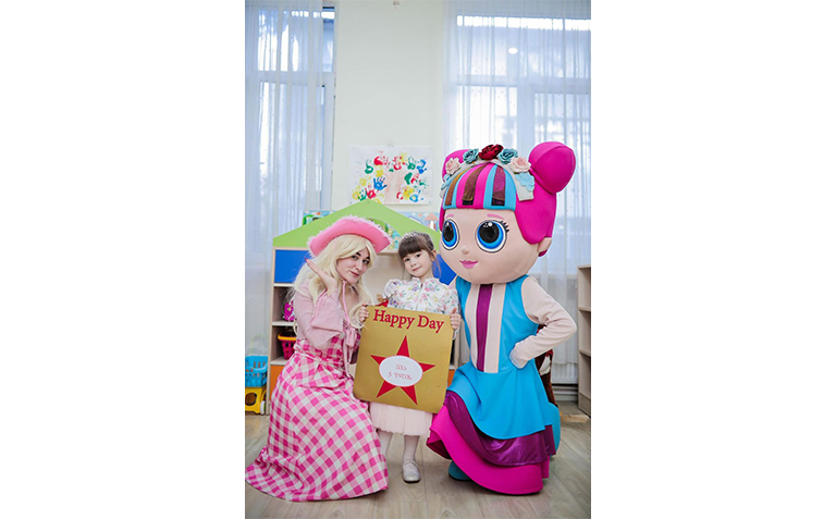 გასართობი პროგრამა 2 ანიმაციური გმირით + ვარსკვლავის გახსნა