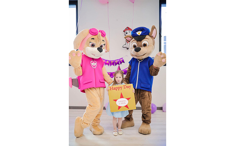 გასართობი პროგრამა 2 ანიმაციური გმირით + ვარსკვლავის გახსნა