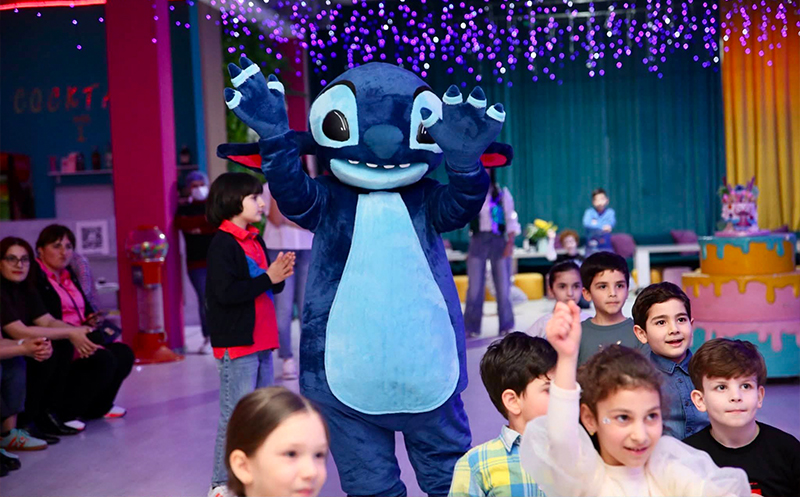 დაბადების დღის წვეულება 35+1 ბავშვზე