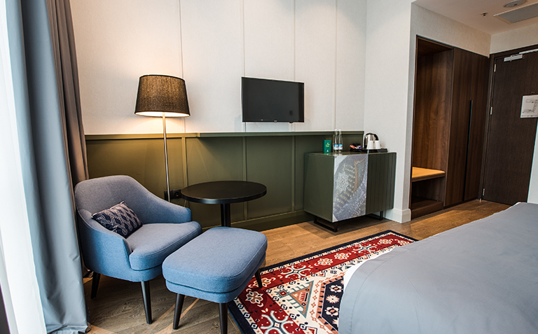 ნომერი 2 სტუმარზე საუზმით/საუზმის გარეშე, დახურული აუზი, საუნა, ფიტნეს სივრცე კახეთში