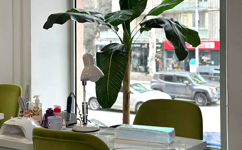 მანიკური ან პედიკური შილაკით მოწესრიგებით და გამაგრებით