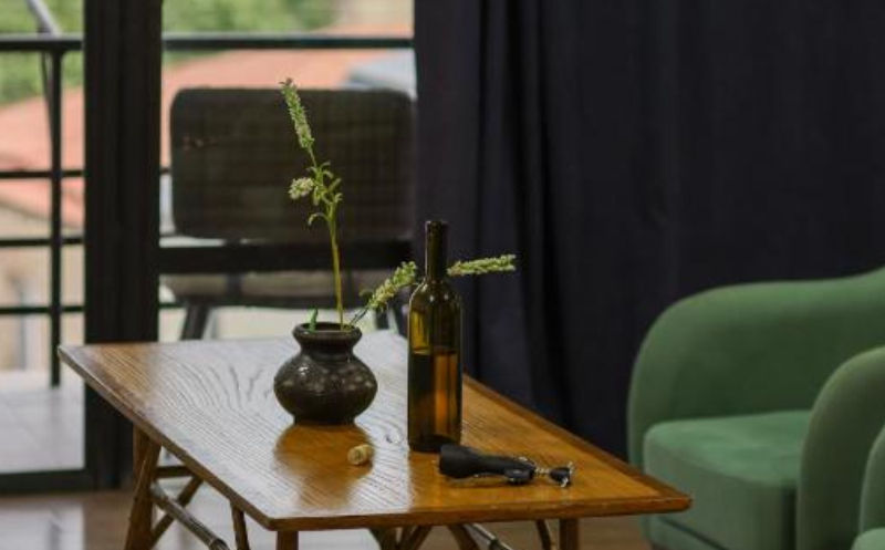 ვილა ყვარელში, 5 სტუმარზე აივნით და ხედით