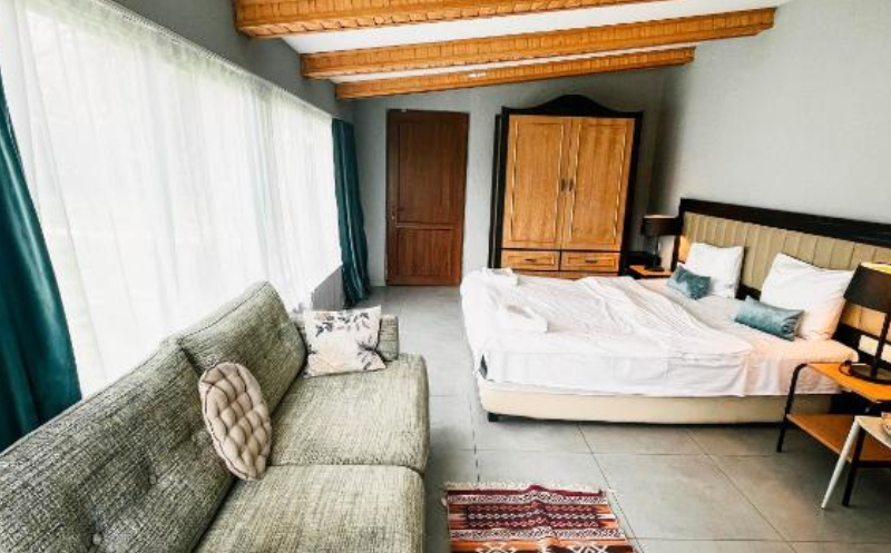 ვილა ყვარელში, 5 სტუმარზე აივნით და ხედით