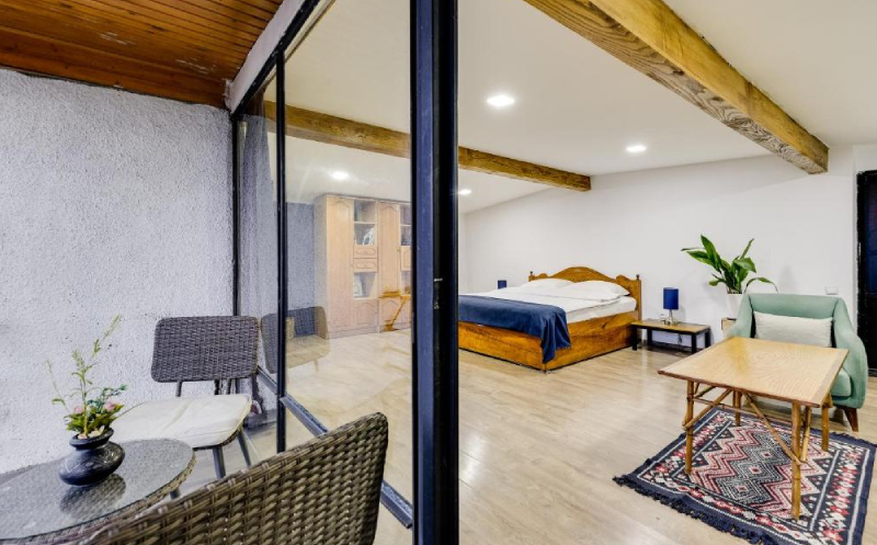 ვილა ყვარელში, 5 სტუმარზე აივნით და ხედით