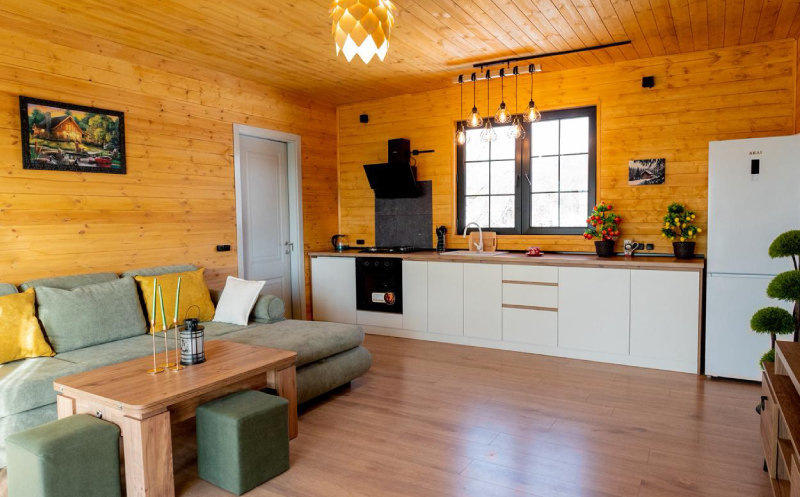 საგურამოში, კოტეჯი 2 სტუმარზე ტერასით