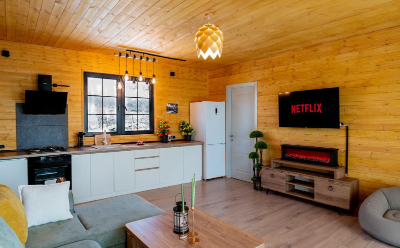 საგურამოში, კოტეჯი 2 სტუმარზე ტერასით