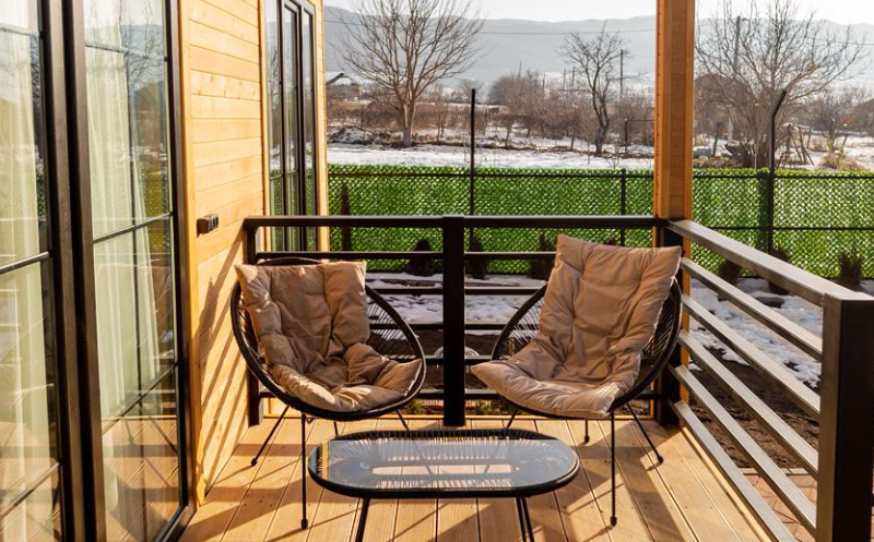 საგურამოში, კოტეჯი 2 სტუმარზე ტერასით