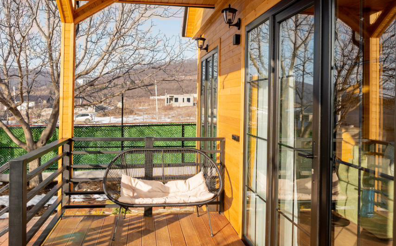 საგურამოში, კოტეჯი 2 სტუმარზე ტერასით