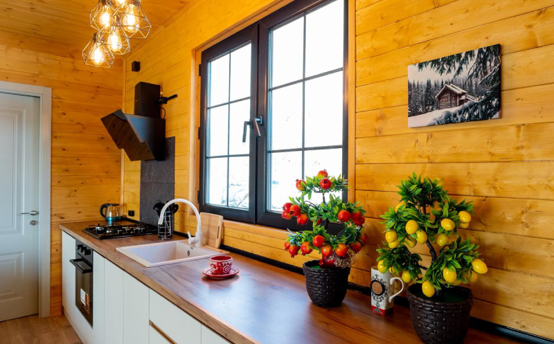 საგურამოში, კოტეჯი 2 სტუმარზე ტერასით