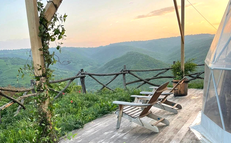 კახეთში, გლემფინგი 2+1 სტუმარზე საუზმით