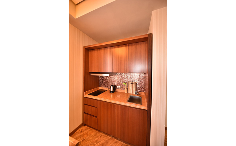 დელუქსის ტიპის 2 ოთახიანი აპარტამენტი 4+1 სტუმარზე