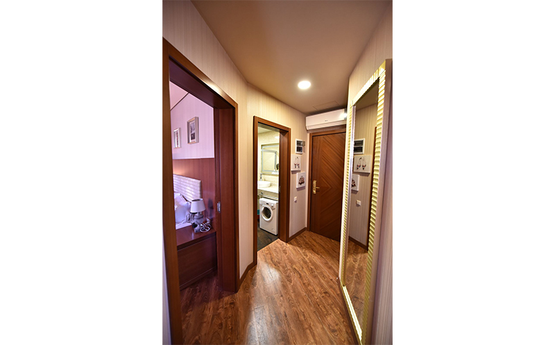 დელუქსის ტიპის 2 ოთახიანი აპარტამენტი 4+1 სტუმარზე