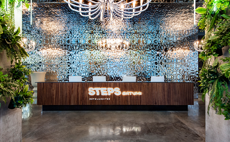 სასტუმროს ტიპის აპარტამენტი 2 სტუმარზე საუზმით, სპა, საუნა, ფიტნეს სივრცე ბათუმში