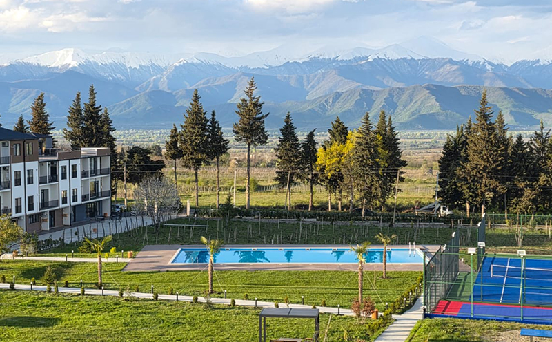 ღია აუზის და ჯაკუზის ერთჯერადი ვიზიტი თელავში
