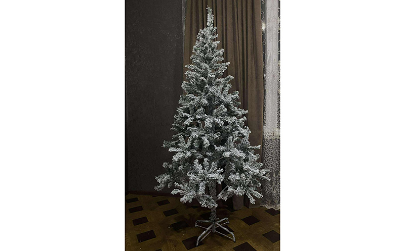 დათოვლილი ნაძვის ხე (180 სმ), საჩუქრად: განათება