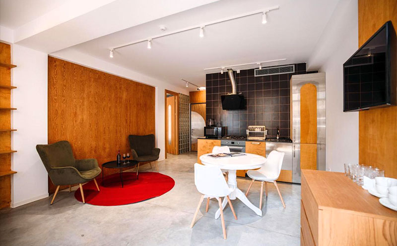 თბილისში, ახალი აპარტამენტი 2 სტუმარზე, საჩუქრად 30% დანაზოგი რესტორანში