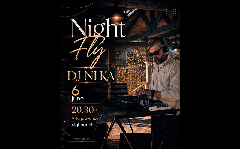 კოქტეილი 2 სტუმარზე, DJ NIKA, ღია აუზზე სიღნაღში
