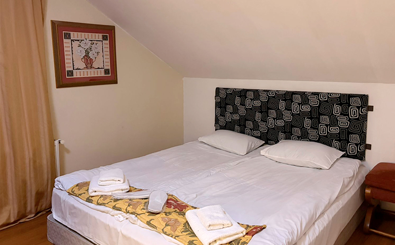 ნომრები 2, 3 ან 4 სტუმარზე საუზმით, აივნით და ხედით გუდაურში8