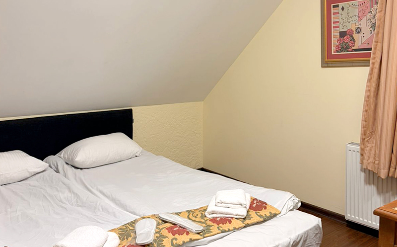 ნომრები 2, 3 ან 4 სტუმარზე საუზმით, აივნით და ხედით გუდაურში8