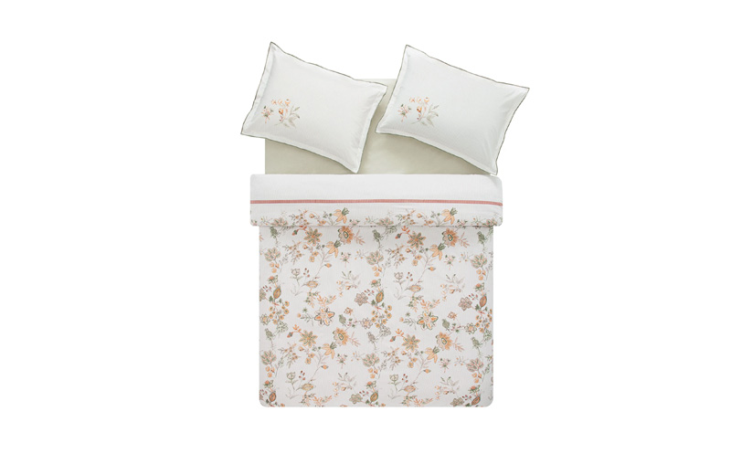 თეთრეულის კომპლექტი 160X220 IMELDA RNF BEDDING SET - SAGE