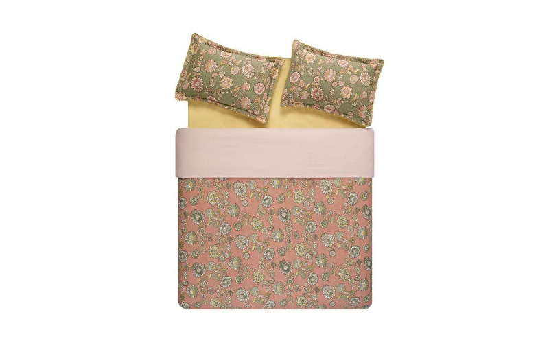 თეთრეულის კომპლექტი 200X220 RAMOS RNF DUVET COVER SET - BRICK RED